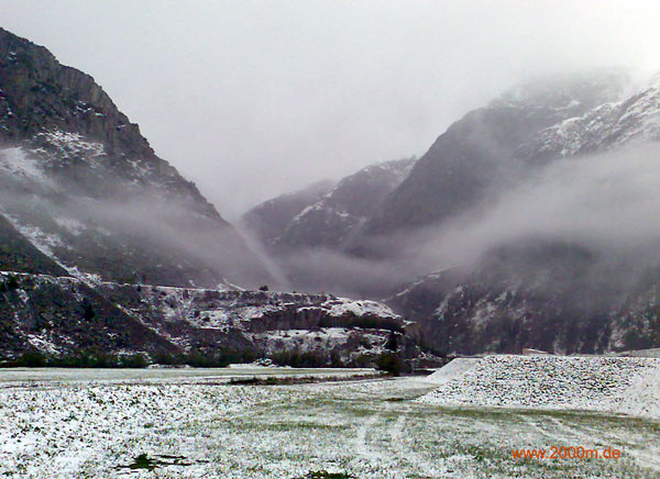In den Alpen liegt im Mai 007 immer noch Schnee