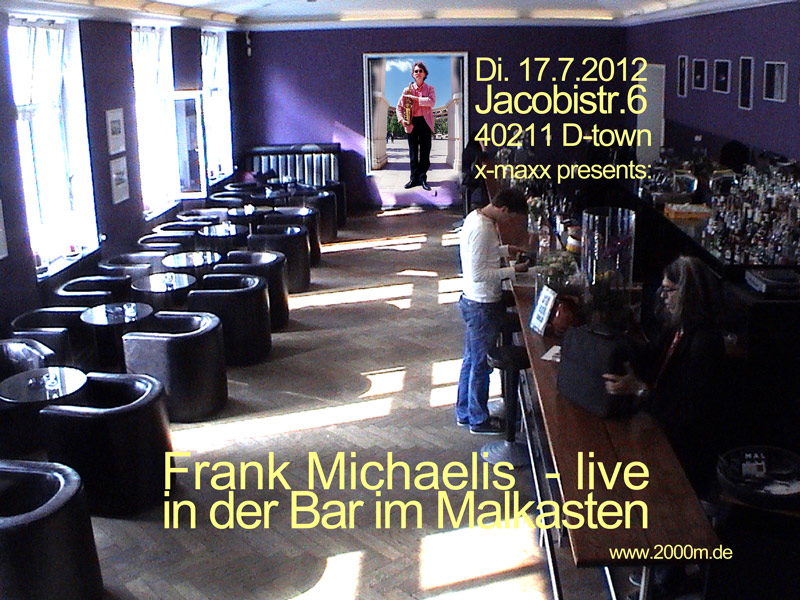 FRANK MICHAELIS live in der Bar im Malkasten