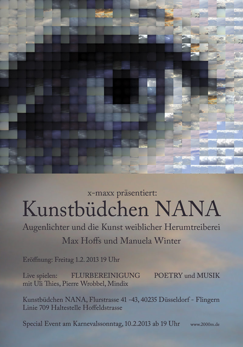 Eröffnung des Kunstbüdchen Nana - Einladung - klick für mehr info