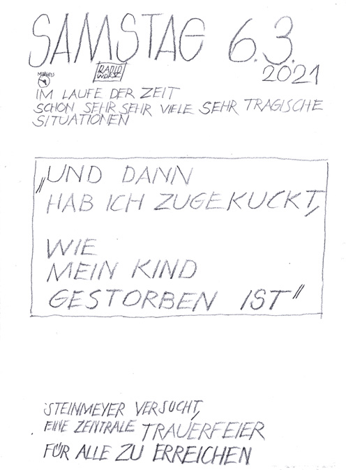 Blätter aus der Ausstellung von Tschibbi Wich in THE BOX ab 13.3. 2021  "Jeden Menschen. Weiterfinden" klick Dich durch....
